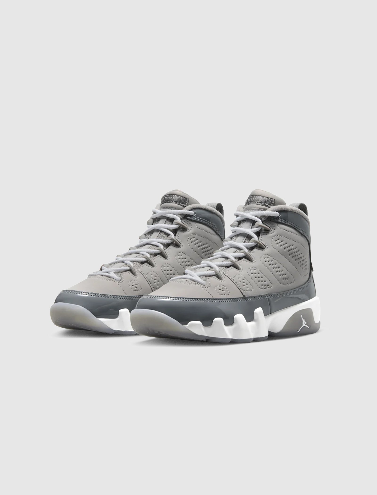 AIR JORDAN 9 RETRO "MEDIUM GREY/COOL GREY/WHITE" GS