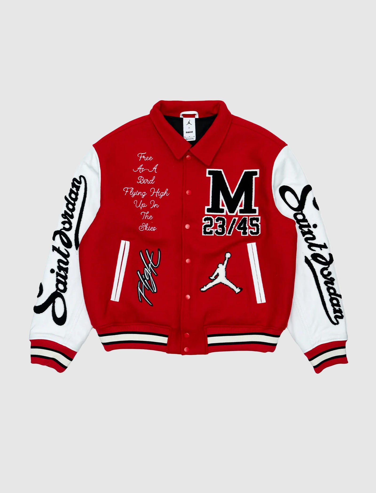 Jordan x SAINT Mxxxxxx Varsity JKT M 即完売 JORDAN BRAND X SAINT MXXXXXX VARSITY JACKET