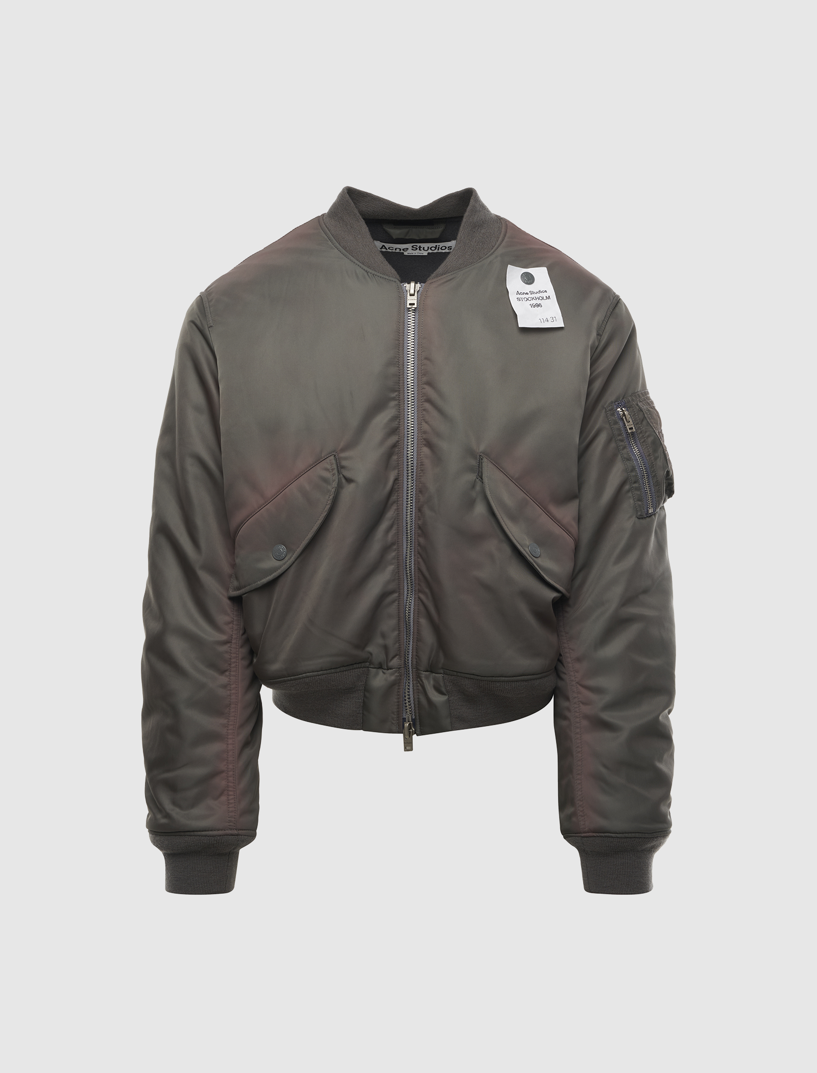 WASHED BOMBER JACKET