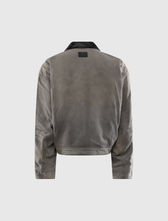 ACNE STUDIOS FADED DENIM BOMBER JACKET