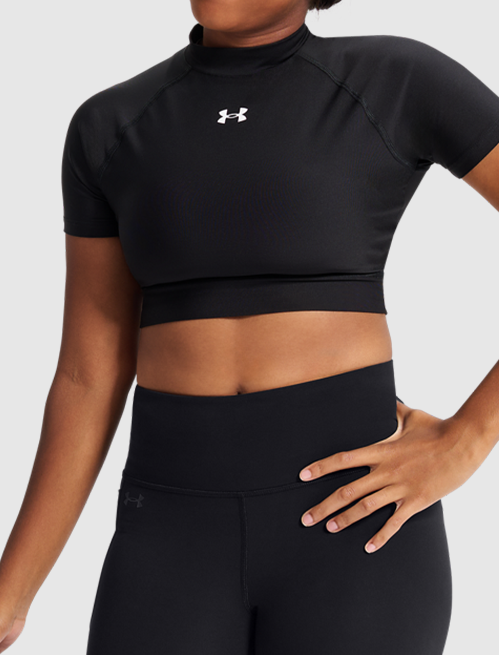 P-STAR WOMEN'S CROP MOCK