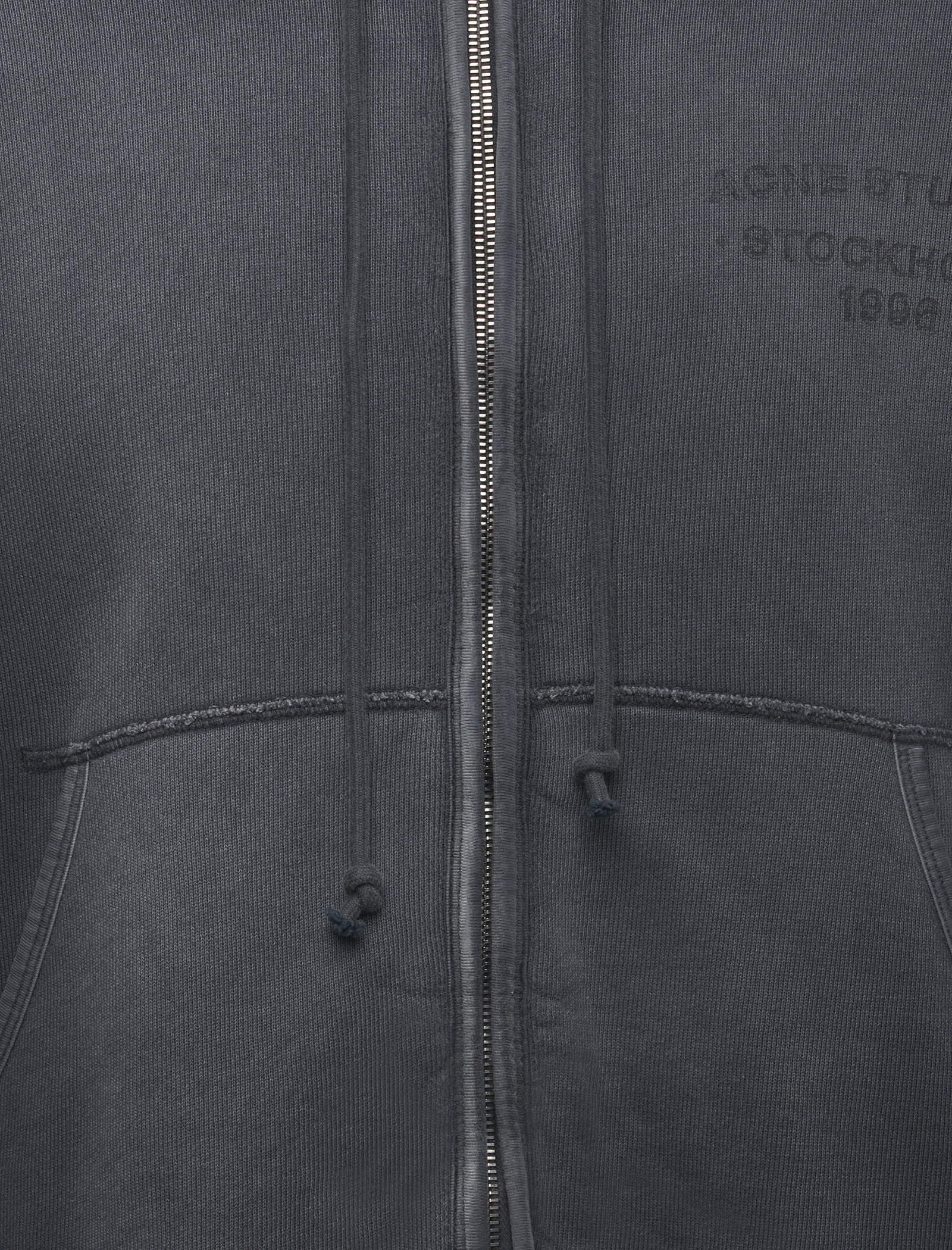 SPRAYED ZIP HOODIE