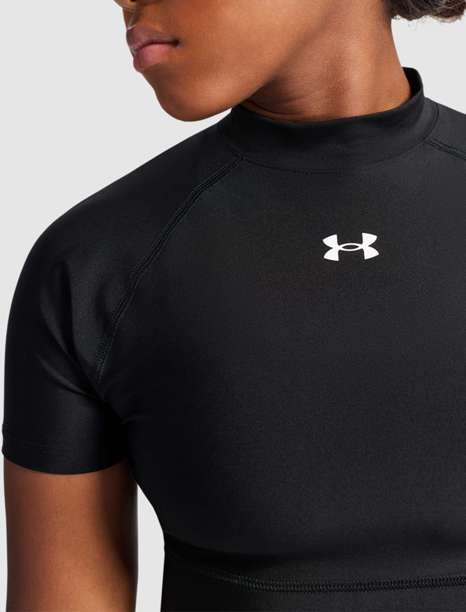 P-STAR WOMEN'S CROP MOCK