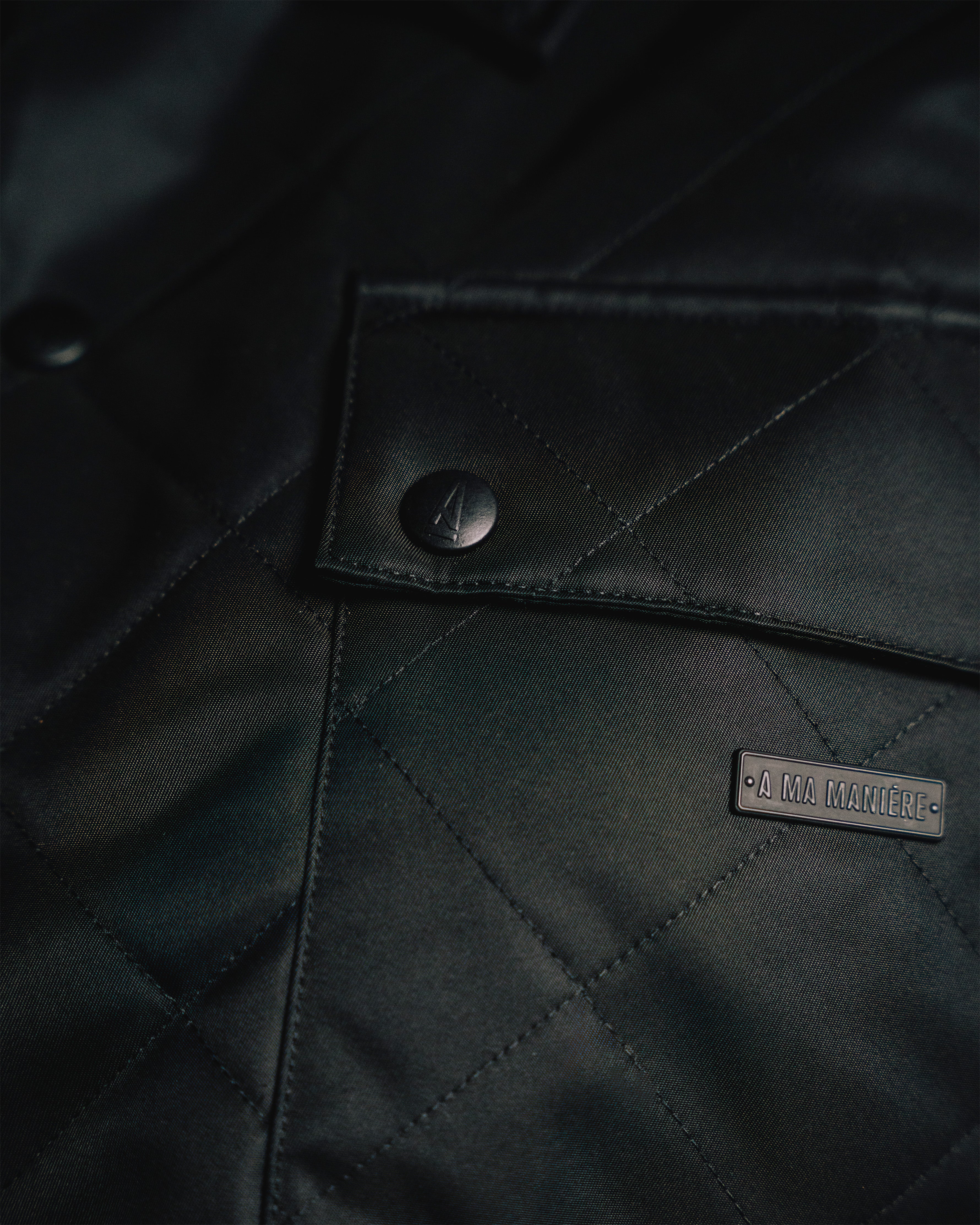 ETRATEX NYLON QUILTED COACH JACKET