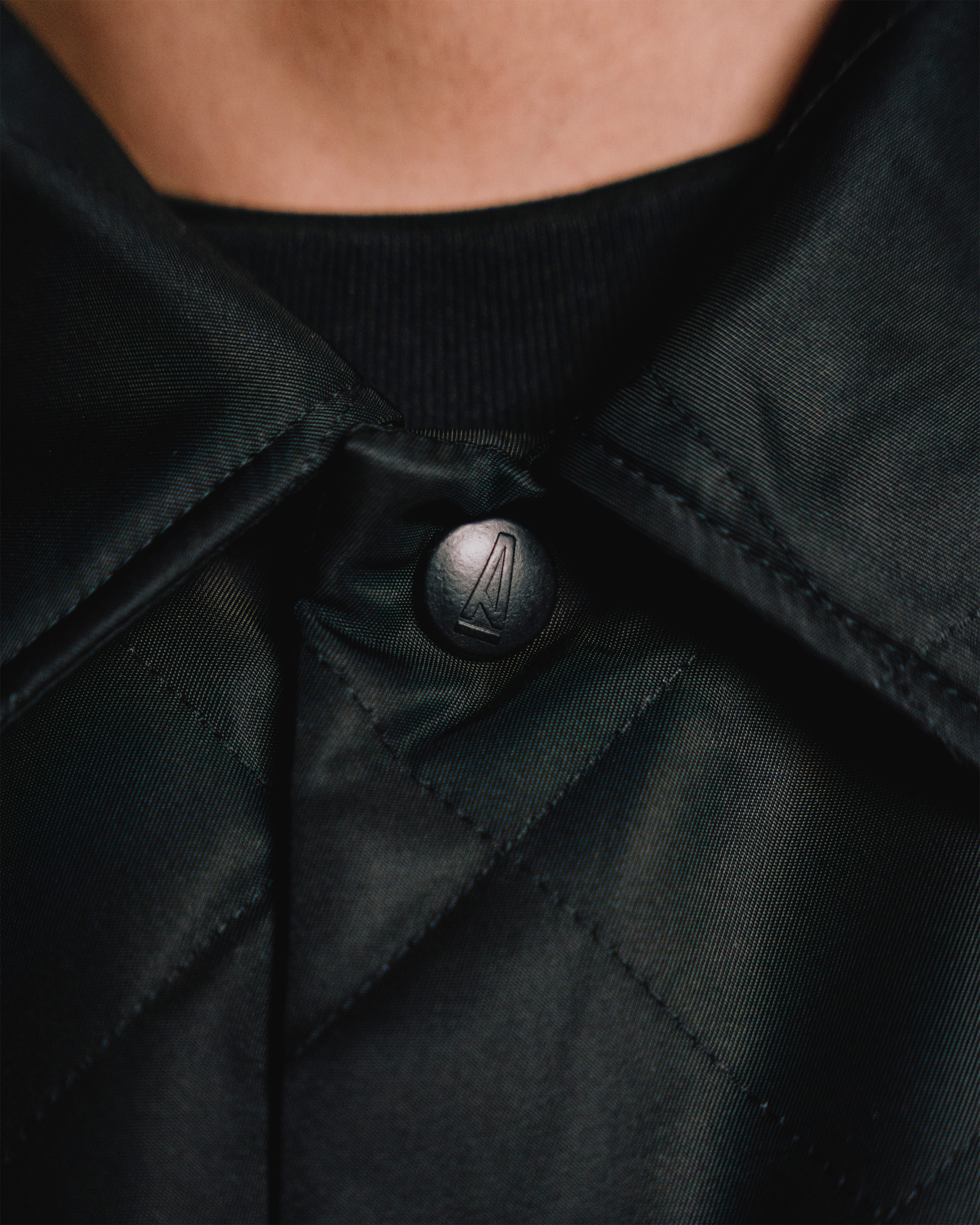 ETRATEX NYLON QUILTED COACH JACKET