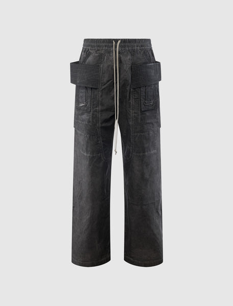 RICK OWENS DRK SHDW CREATCH WIDE CARGO PANT
