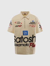 SATOSHI NAKAMOTO MECHANIC HALF ZIP SWEATSHIRT