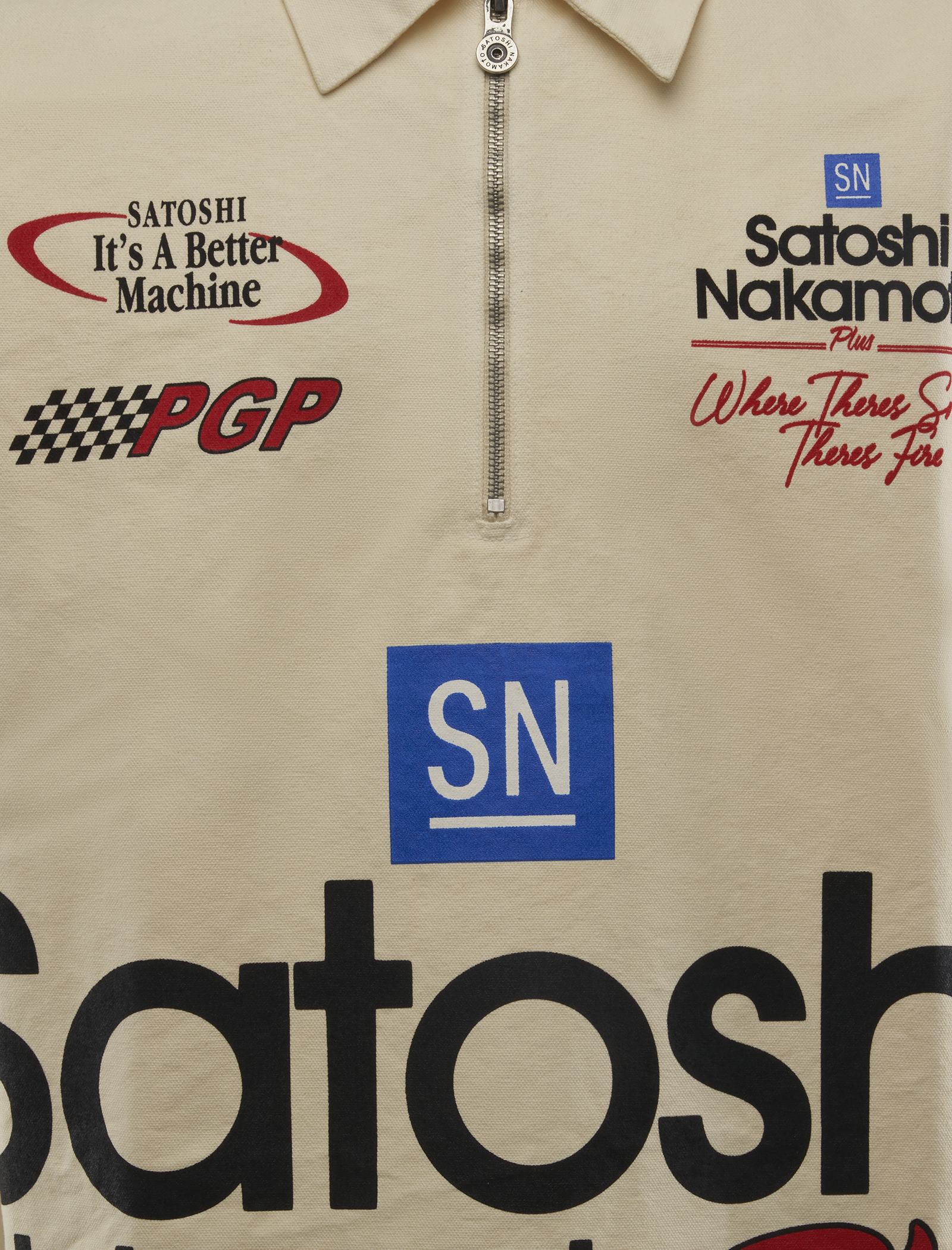 MECHANIC HALF ZIP SWEATSHIRT