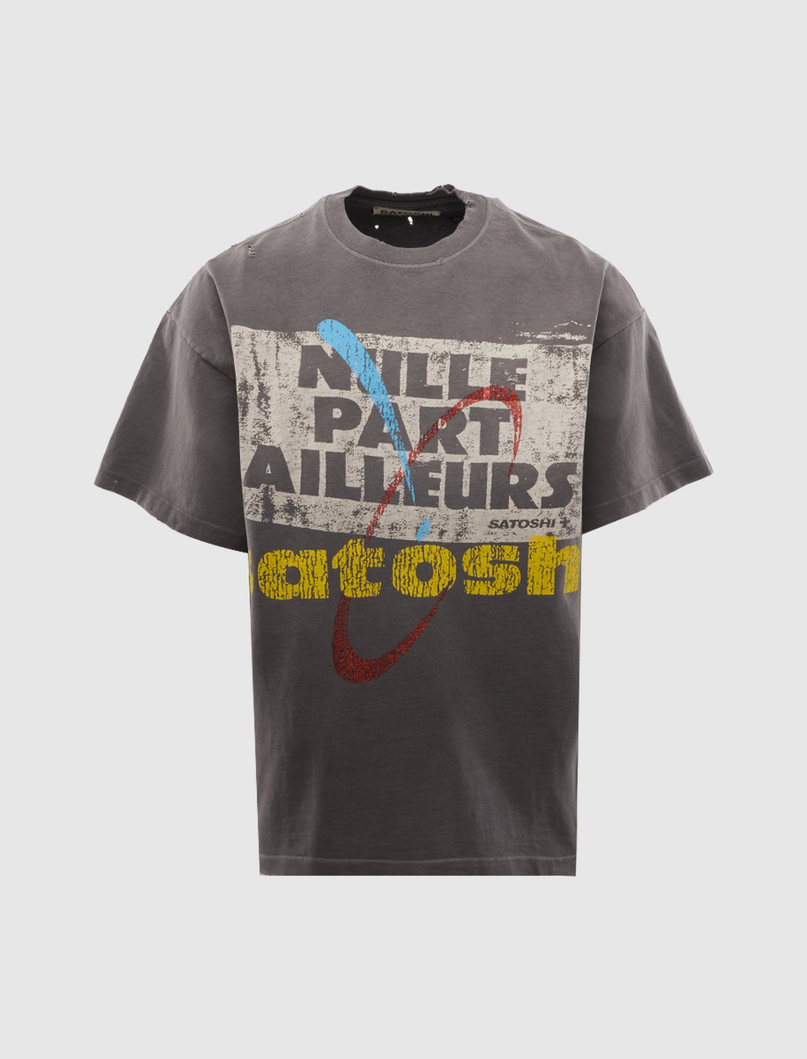 Satoshi SATOSHI NAKAMOTO EVERYWHERE & NOWHERE TEE