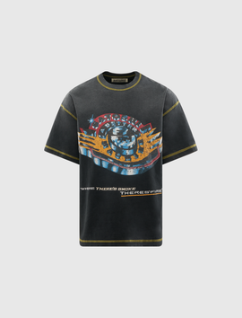 noname smoke ロンt bazo archive 市川凖基　tシャツ SATOSHI NAKAMOTO SMOKE FIRE TEE