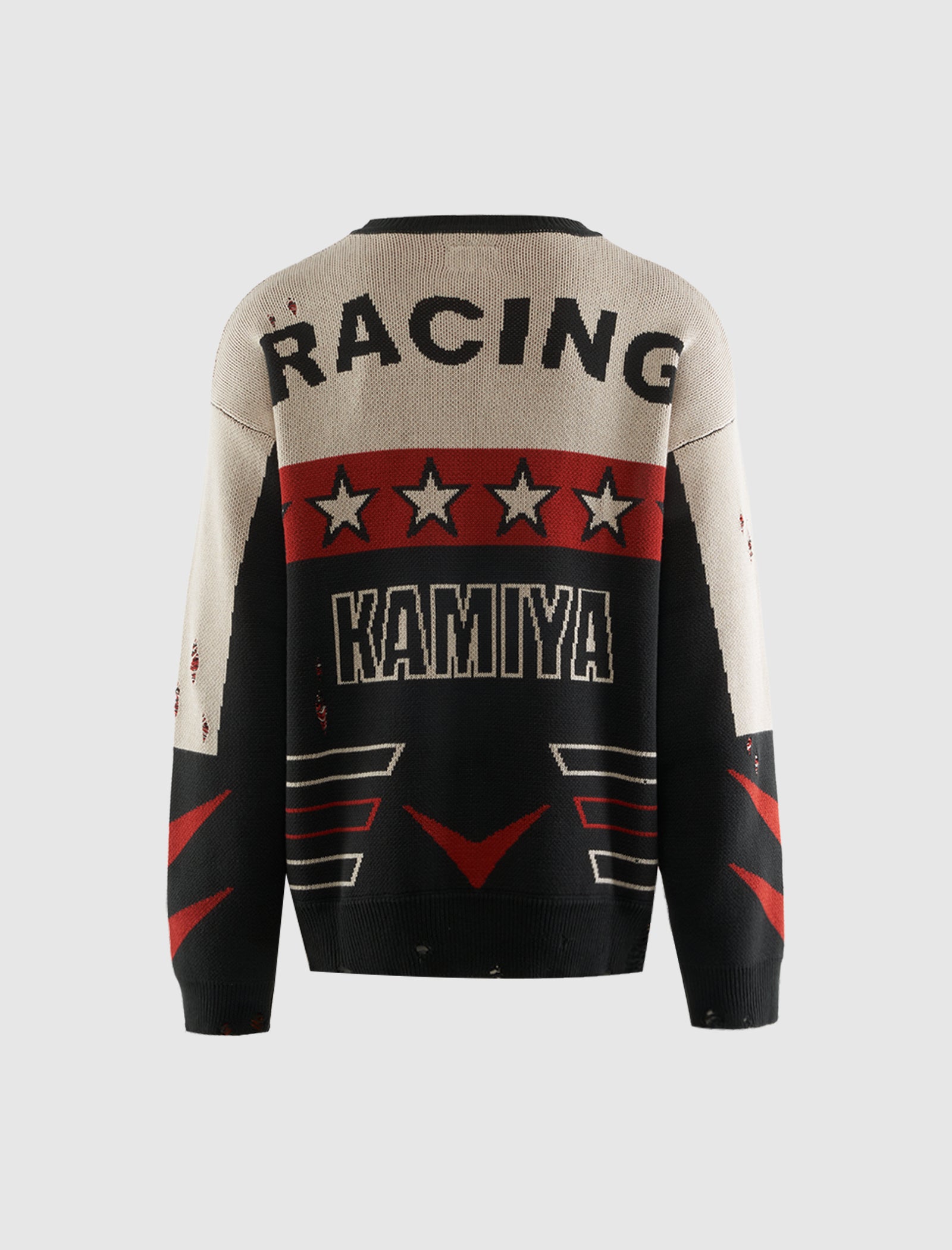 RACING JACQUARD SWEATER