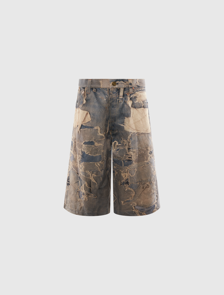 MAISON MIHARA YASUHIRO TROMPE-L'OEIL SHORTS