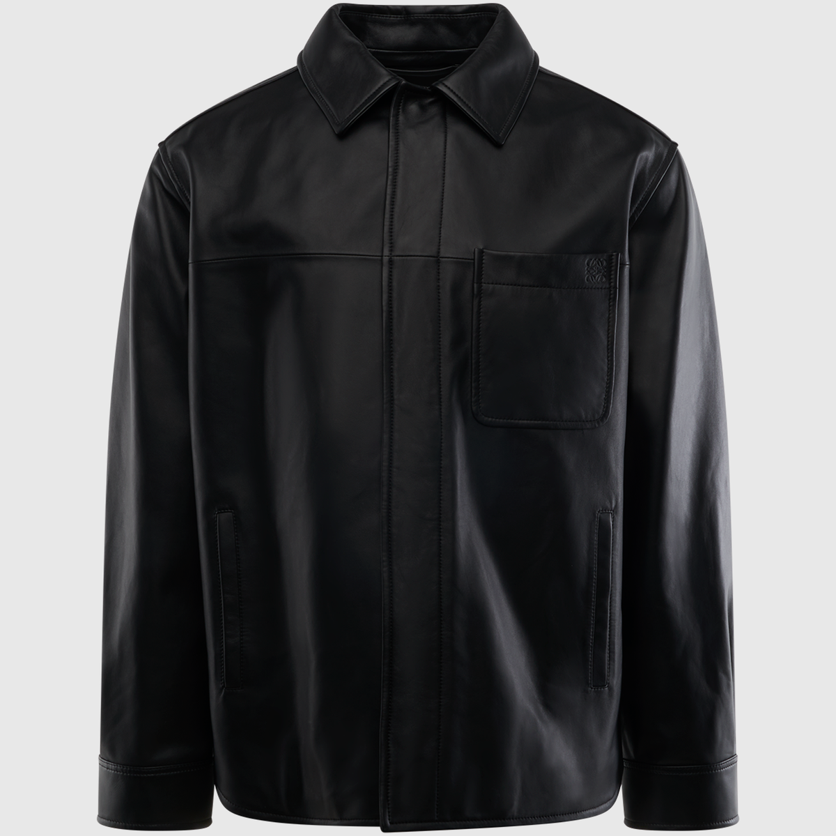 LOEWE LEATHER OVERSHIRT