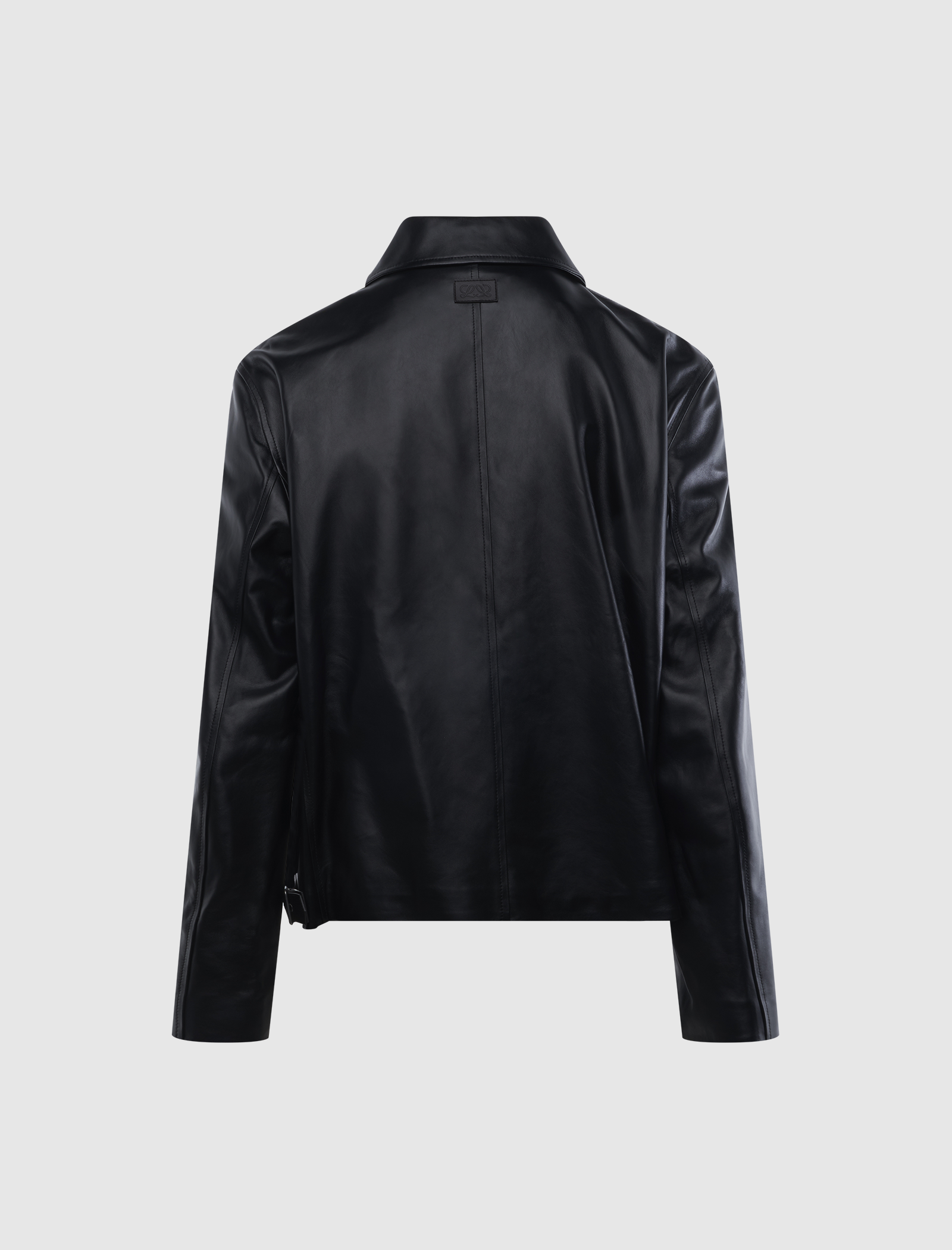 LEATHER ZIP-UP JACKET