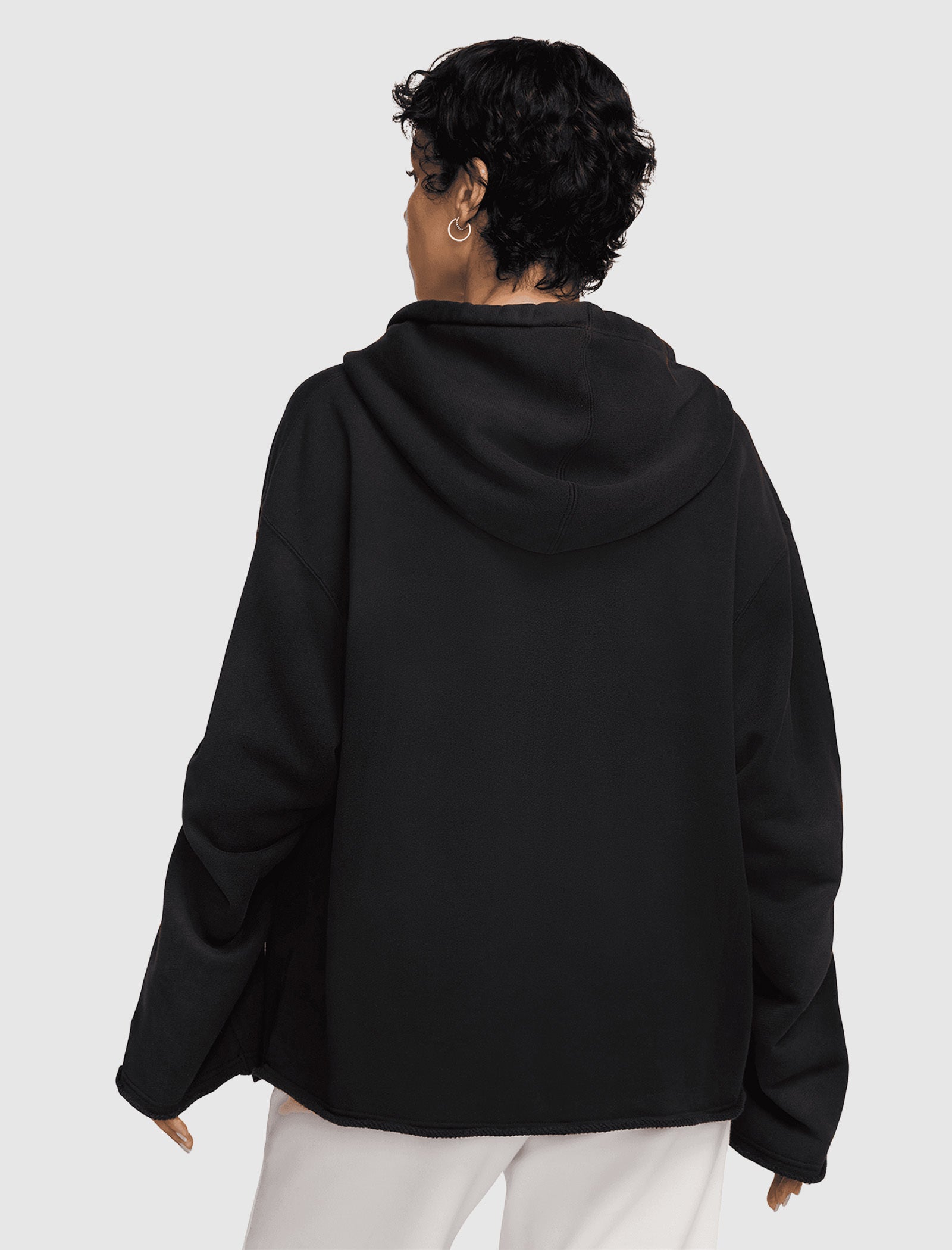 WOMEN'S WASHED HOODIE SWARVOSKI LOGO