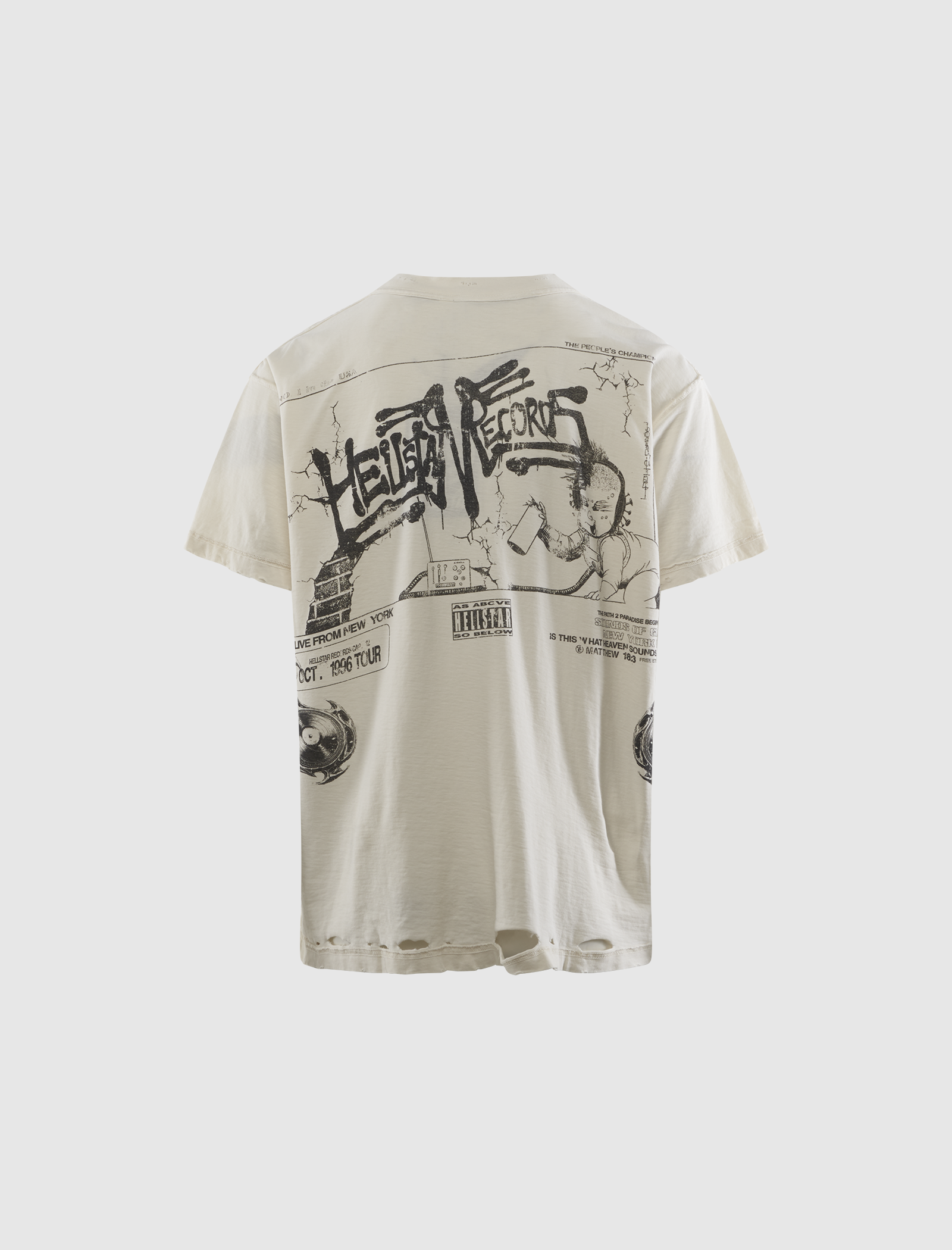HELLSTAR RECORD BABY T-SHIRT HELLSTAR RECORD BABY T-SHIRT