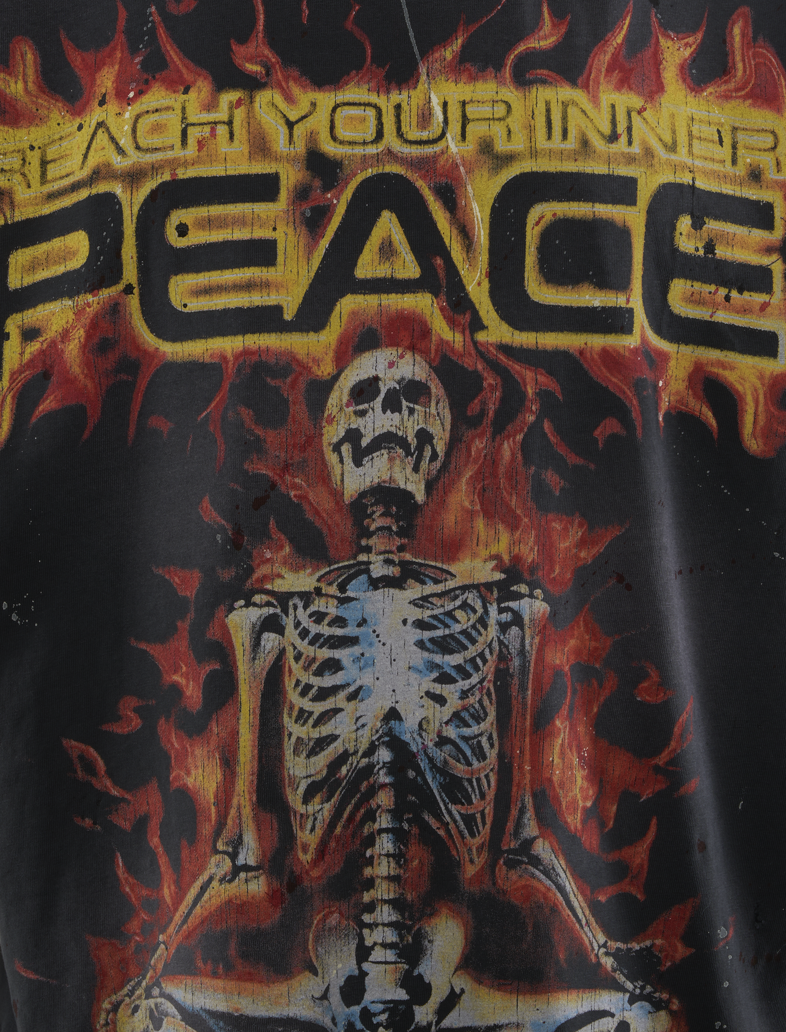 INNER PEACE SKELETON T-SHIRT