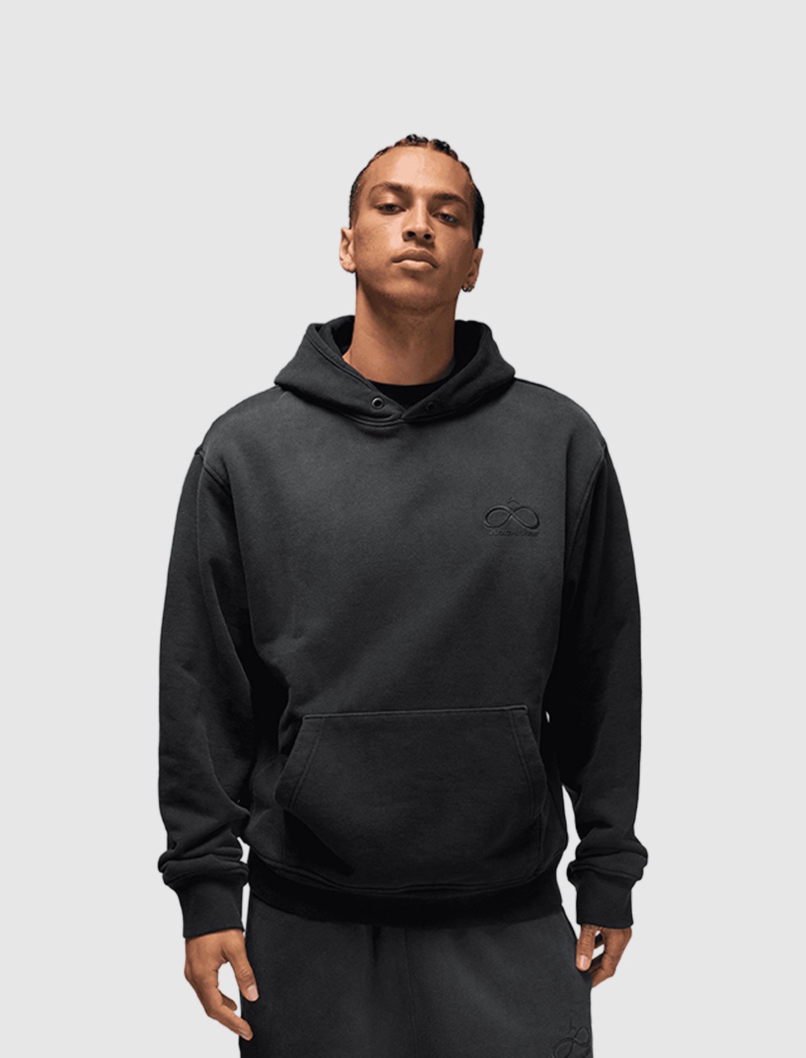 【大きめ】JORDAN BRAND M J EG FLC HOODIE　メンズM JORDAN BRAND M J EG FLC HOODIE BLACK/BURNT SUNRISE/WHITE 22HO-S