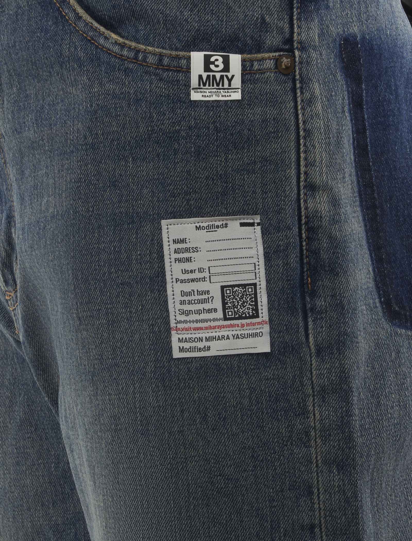 FLARED TAPERED JEANS