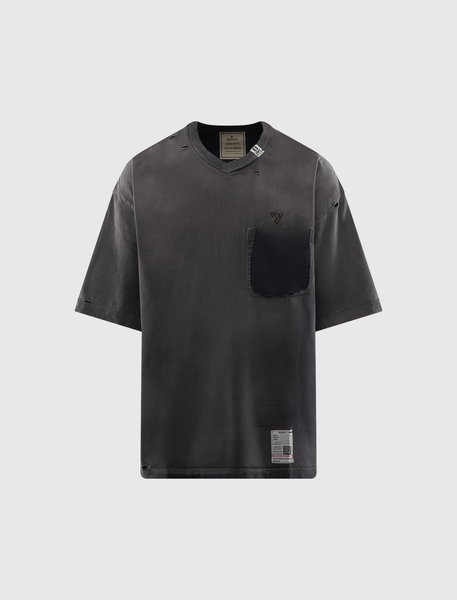 MAISON MIHARA YASUHIRO SUN FADED V-NECK TEE