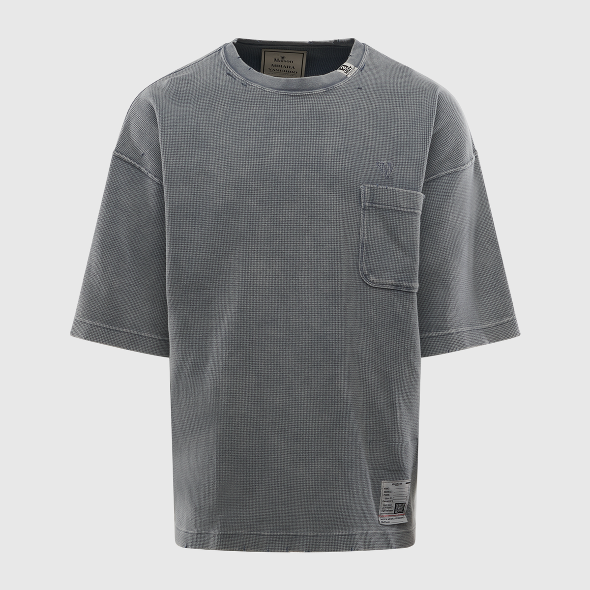 MAISON MIHARA YASUHIRO BLEACHED TEE