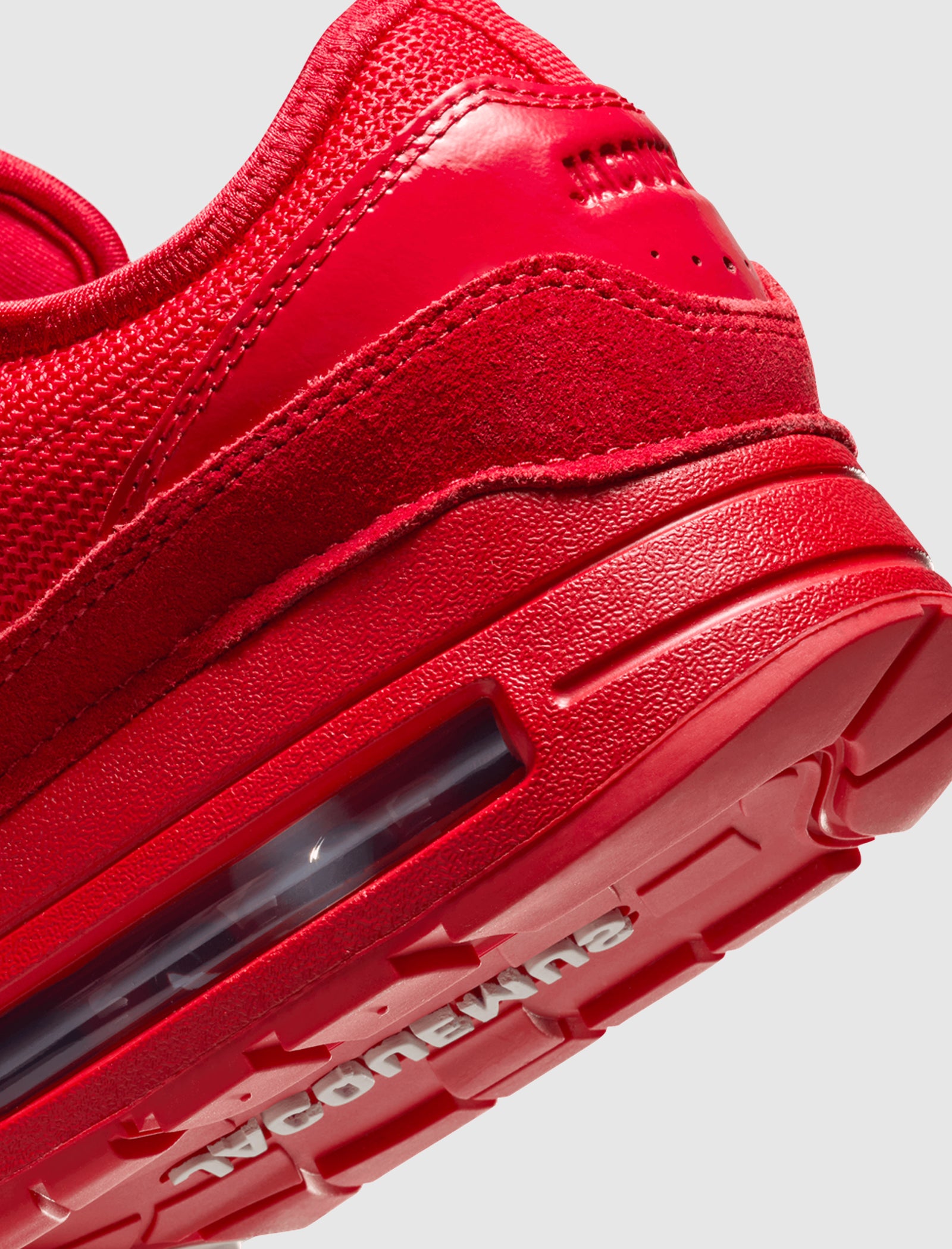 JACQUEMUS X WOMEN'S AIR MAX 1 '86 "UNIVERSITY RED/METALLIC SILVER"