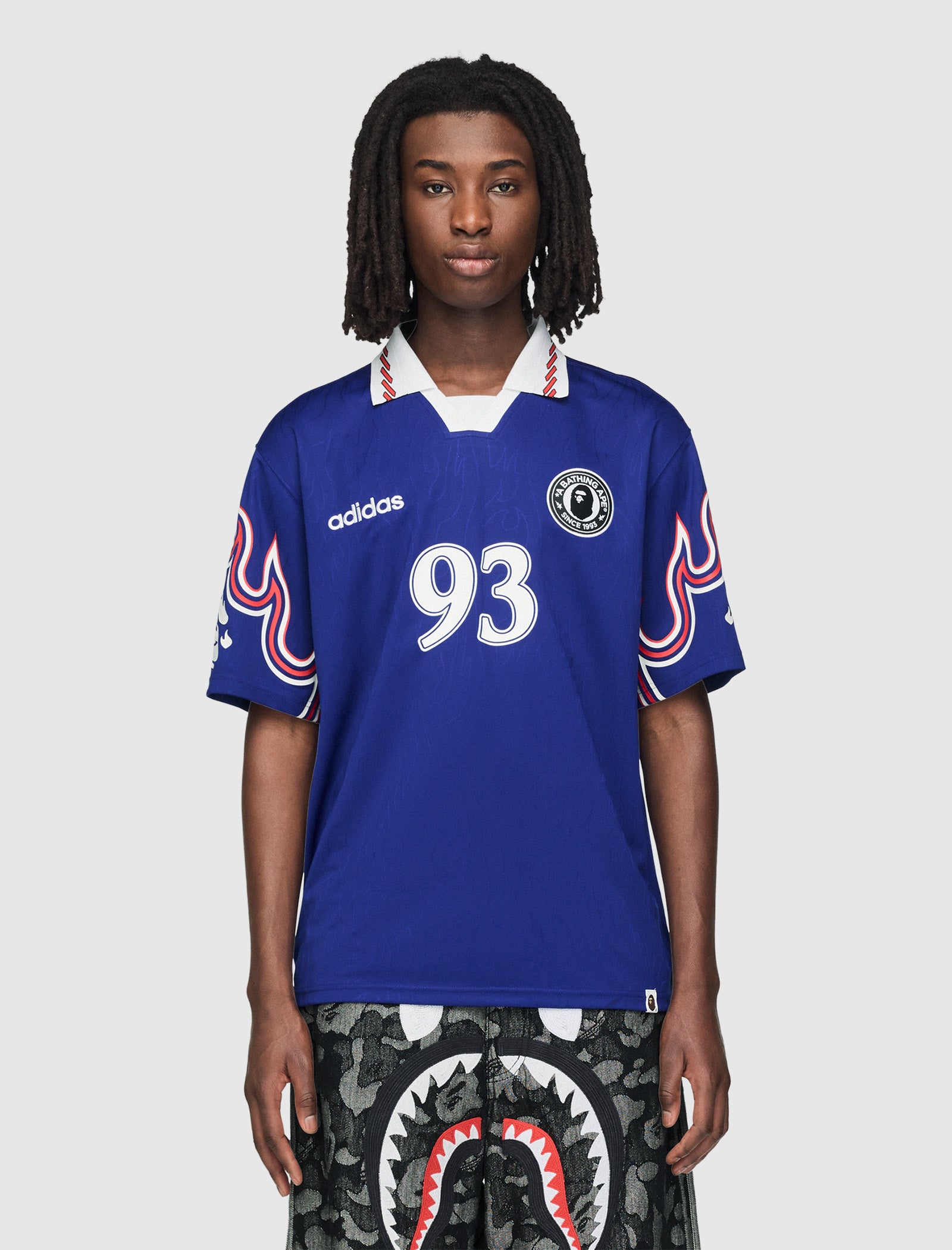 ADIDAS x BAPE SSL FLAME JERSEY