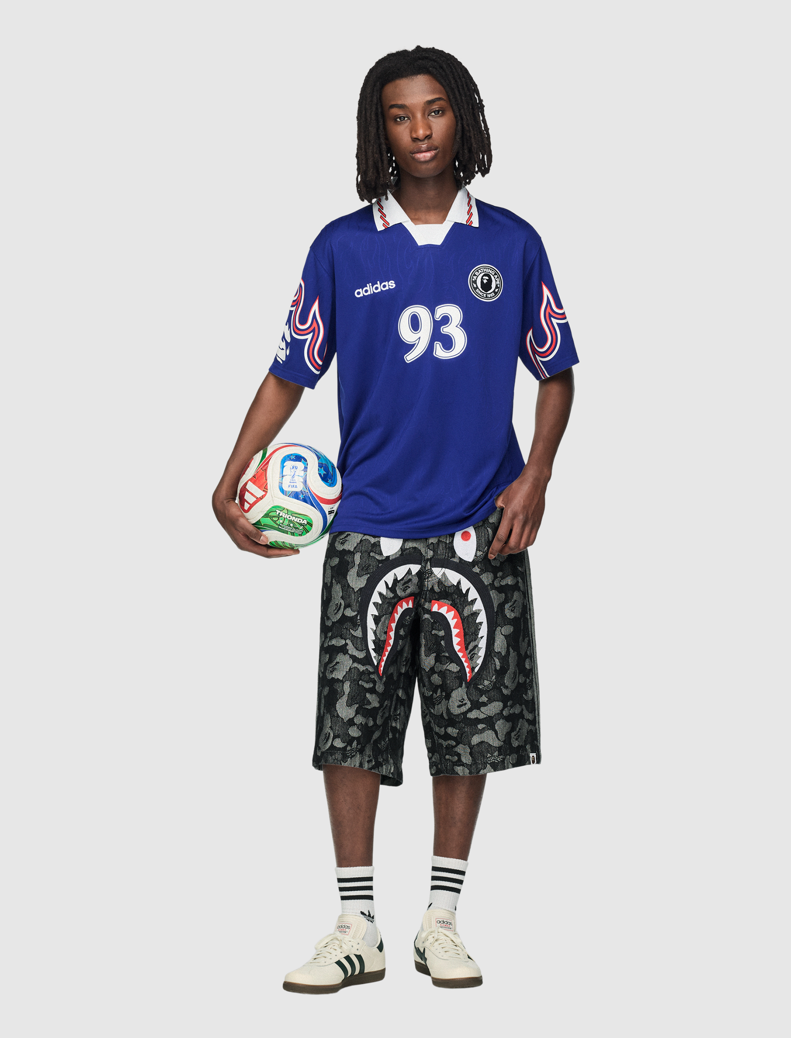 ADIDAS x BAPE SSL FLAME JERSEY
