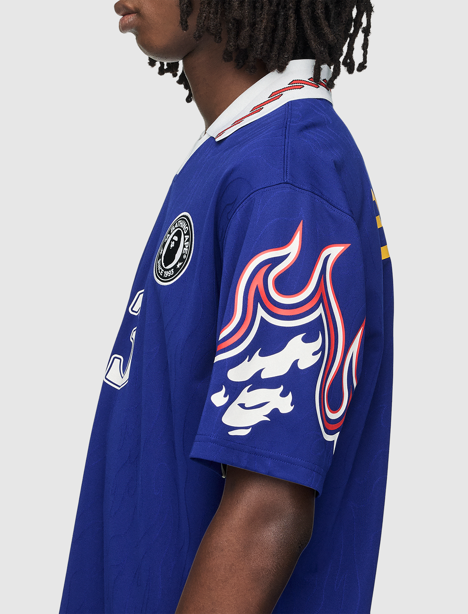 ADIDAS x BAPE SSL FLAME JERSEY