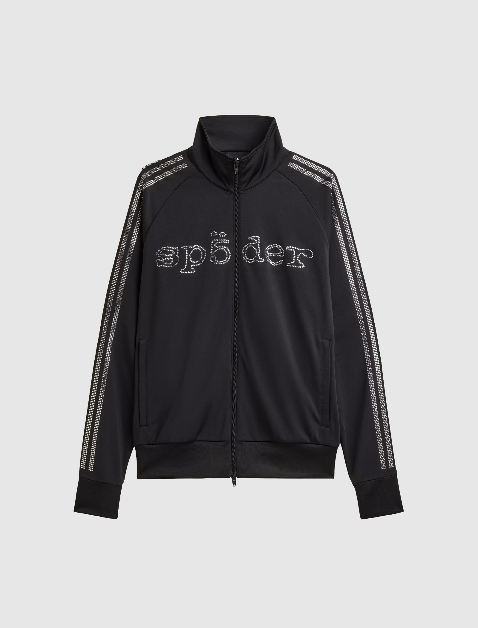 SP5DER RHINESTONE TRACKTOP