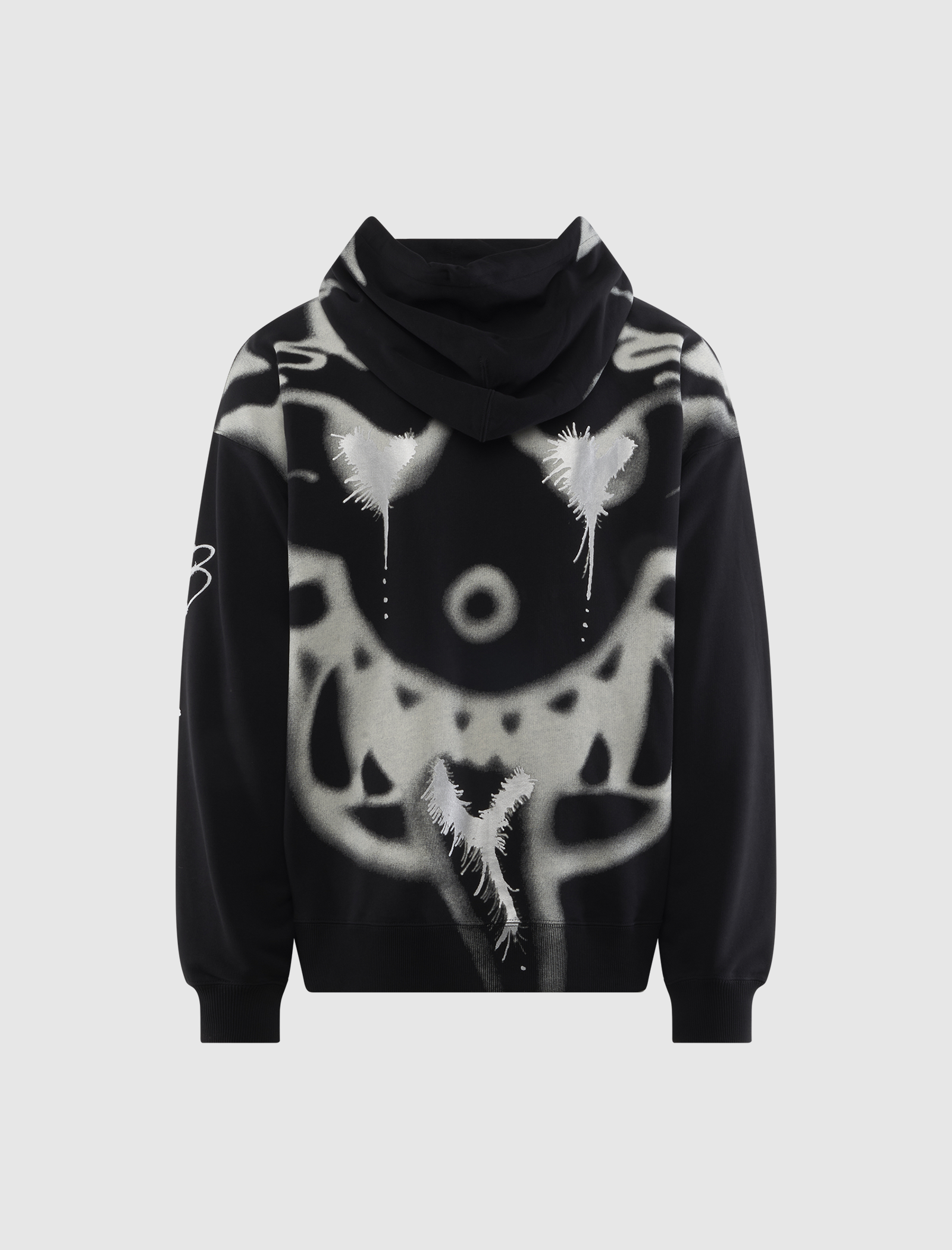 Y-3 CHITO GRAPHIC FRENCH TERRY ZIPPER HOODIE