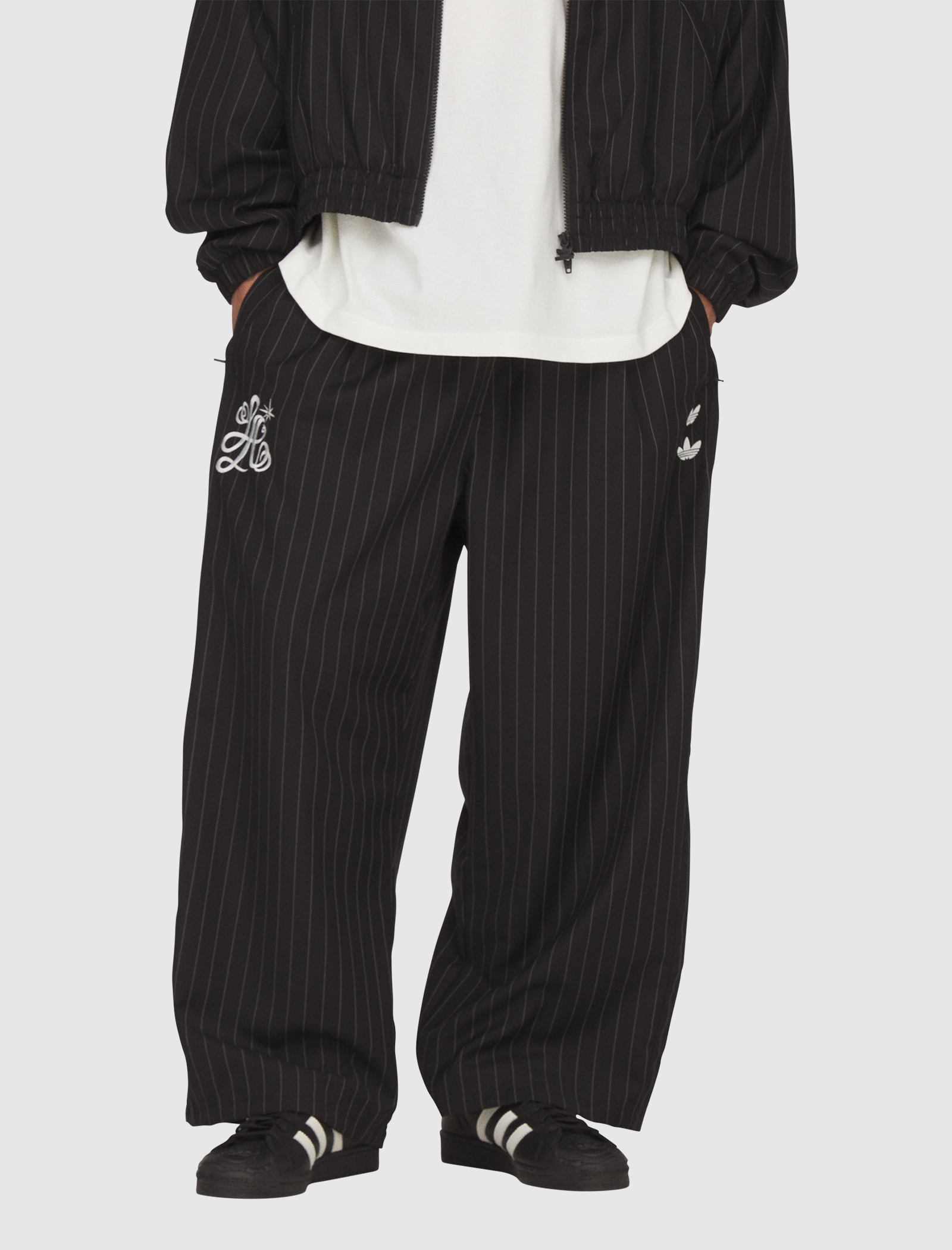 ADIDAS X WILLY CHAVARRIA PINSTRIPE TRACK PANT ADIDAS X WILLY CHAVARRIA PINSTRIPE TRACK PANT