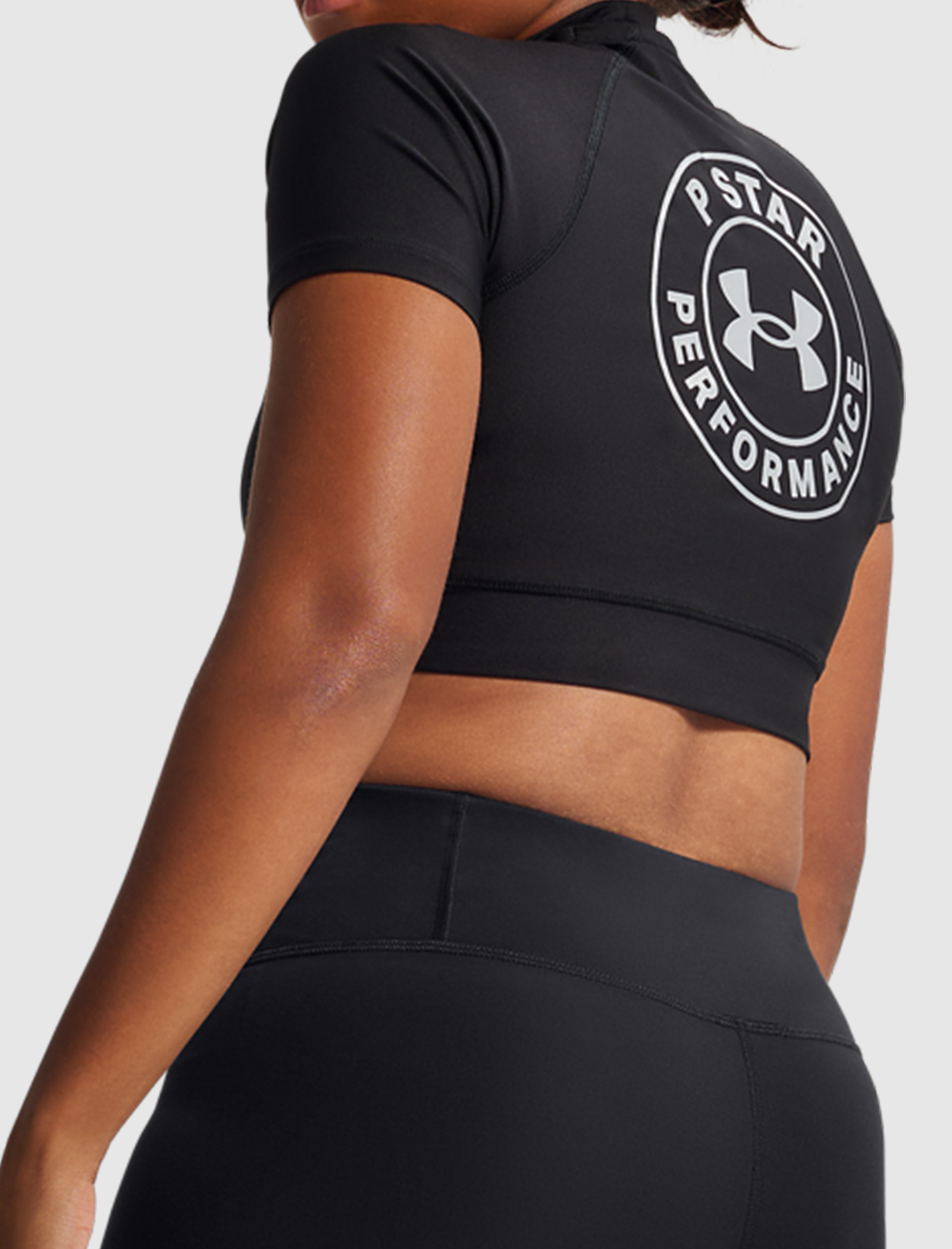 P-STAR WOMEN'S CROP MOCK