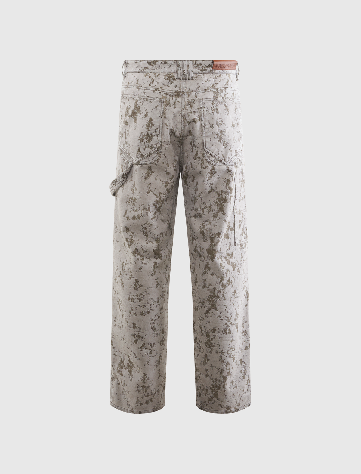 JOHN - CAMOU FLOCK RELAX FIT WORKER DENIM