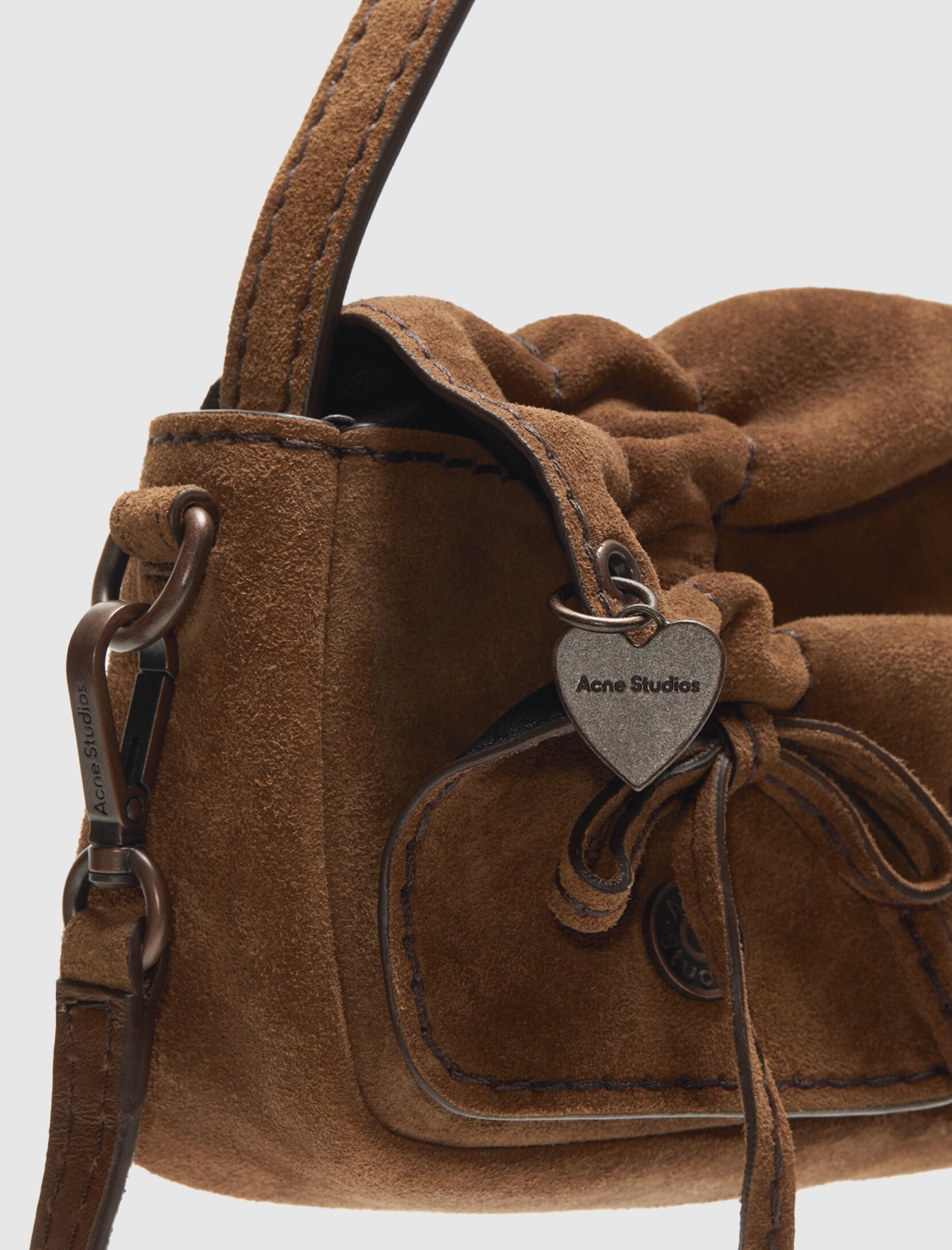 MULTIPOCKET SUEDE MICRO BAG