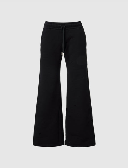 WOMEN'S DIAGONAL EMBROIDERED SWEATPANT