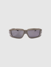 RICK OWENS TRANSPARENT RECTANGULAR SUNGLASSES display picture 1