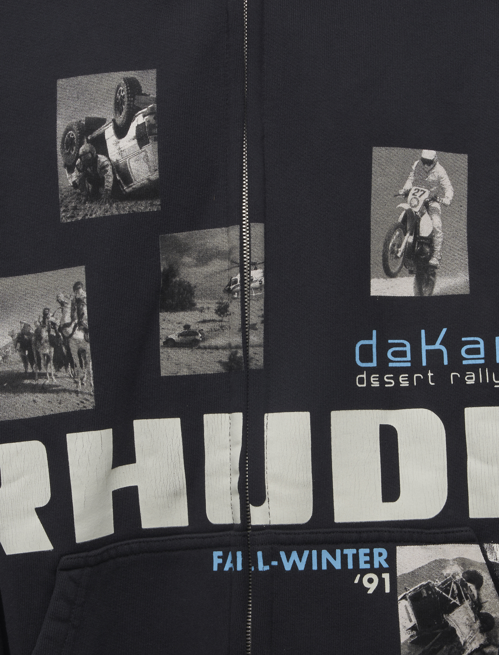 WINTER 91 RALLYE ZIP-UP HOODIE