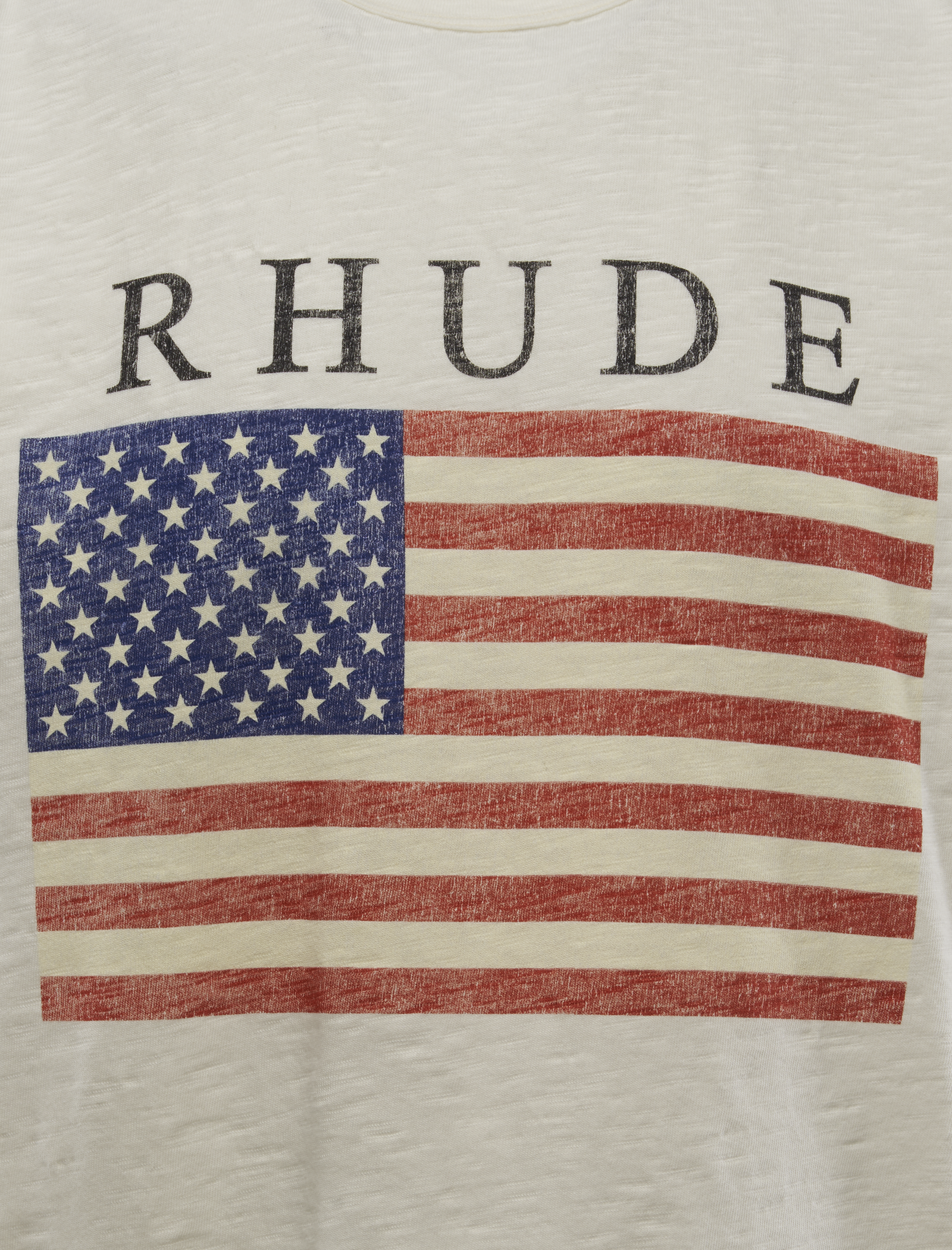 USA FLAG SLUB TEE