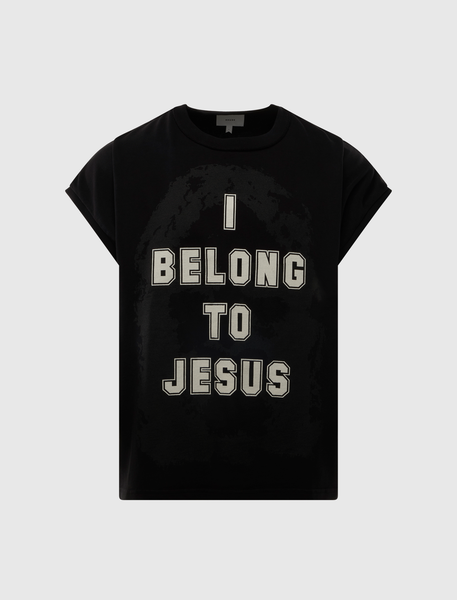 RHUDE BELONG TO JESUS CUTOFF TEE