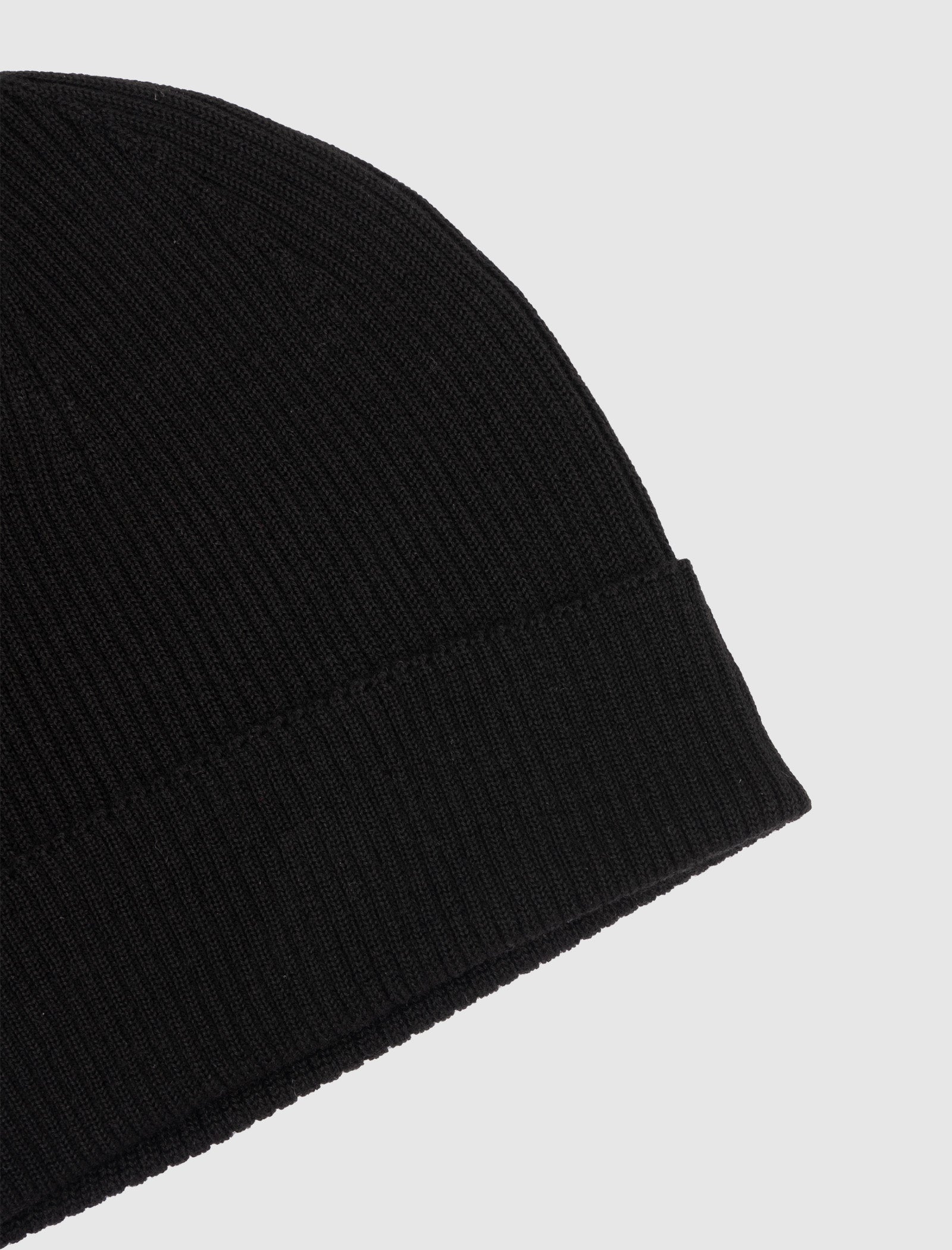 RICK OWENS RIBBED BEANIE