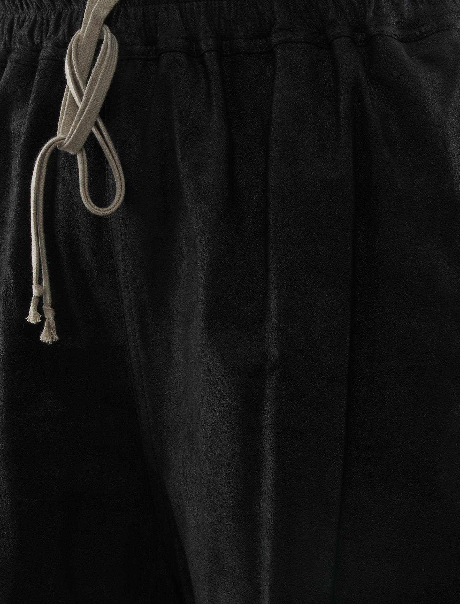 RICK OWENS BOXERS LEATHER SHORTS