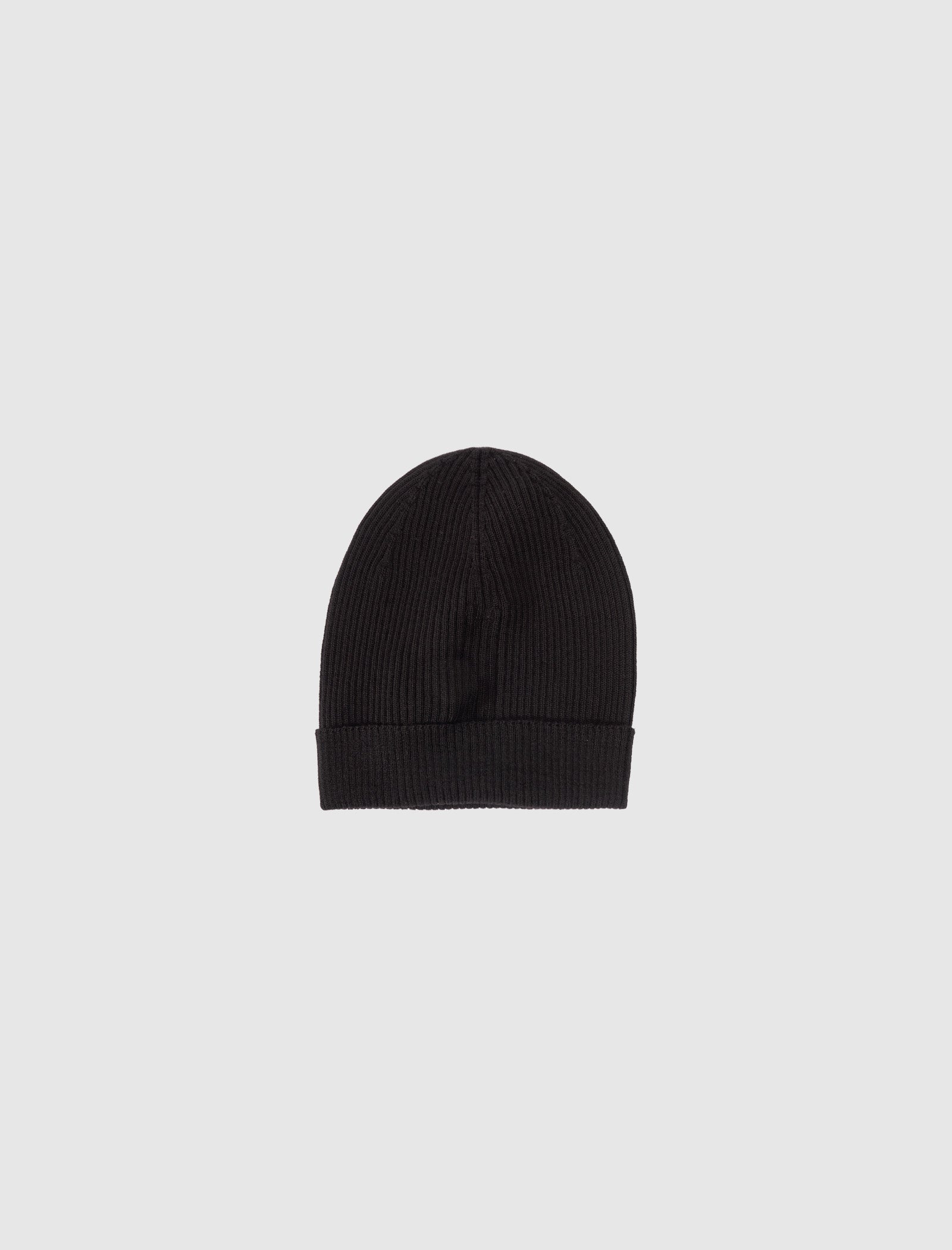 RIBBED BEANIE 
