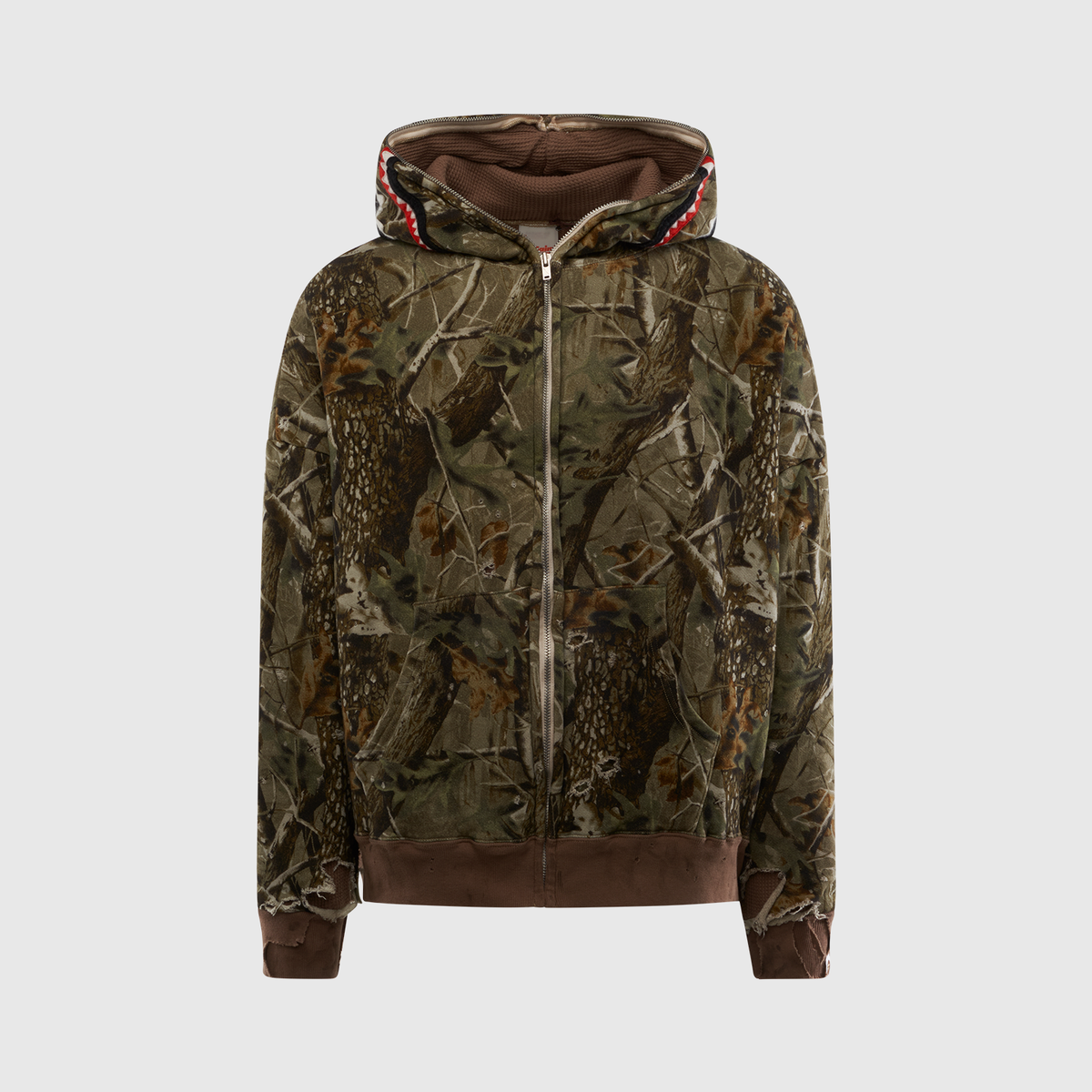 SAINT MICHAEL x BAPE SHARK ZIP-UP HOODIE
