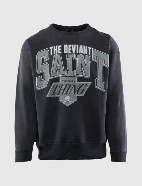 SAINT MICHAEL THE DEVIANT CREWNECK