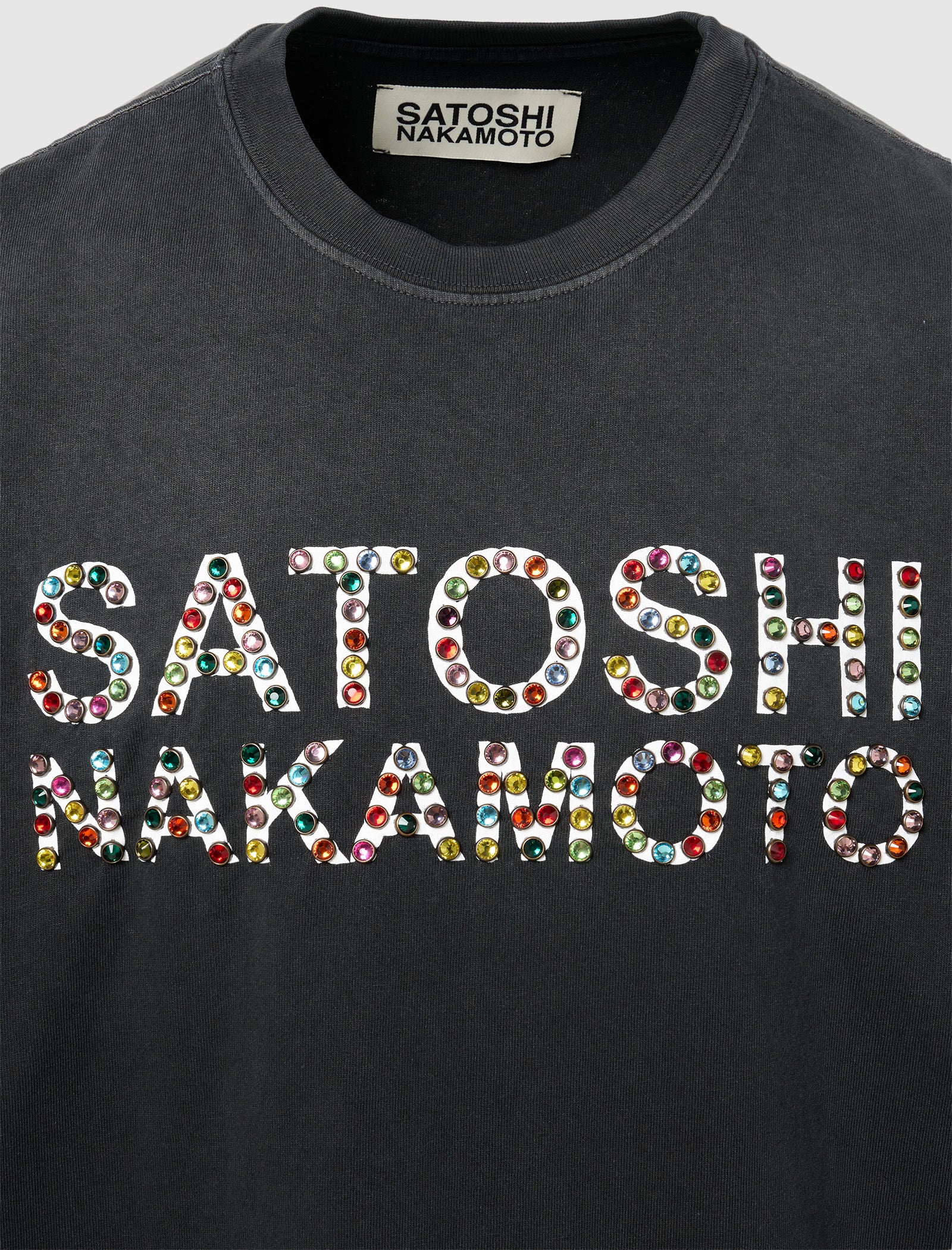 STUDDED LOGO TEE