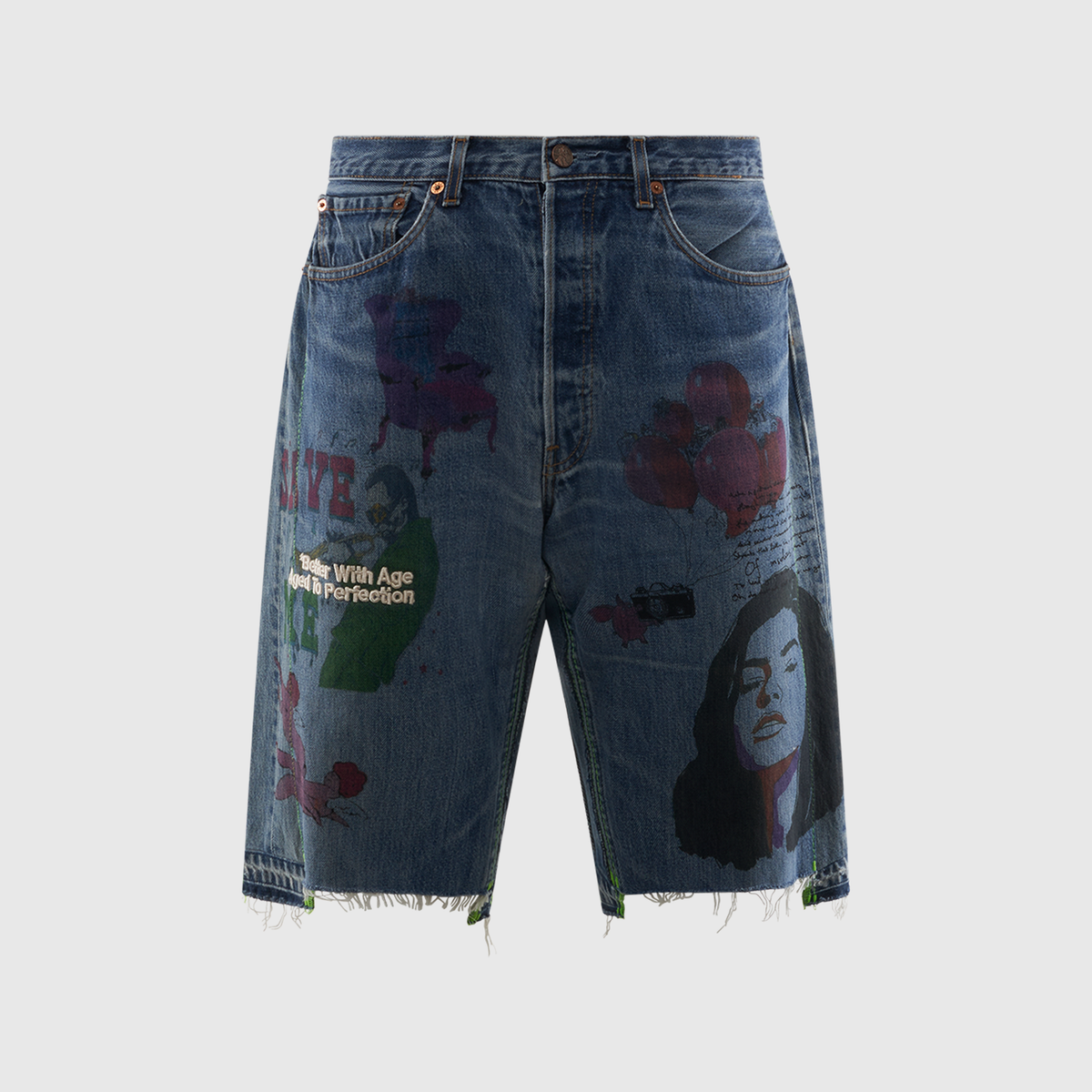 ボトムス main story 2y Denim Short 2025ss BETTER WITH AGE HARRISON TRIPLE-WIDE DENIM SHORT