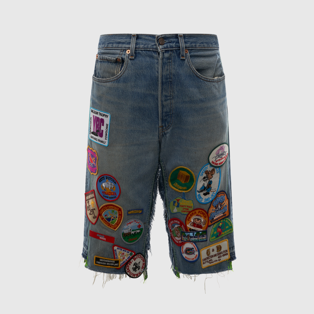 BETTER WITH AGE GENTLEMEN'S TRIPLE-WIDE LONG DENIM SHORT