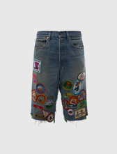 BETTER WITH AGE GENTLEMEN'S TRIPLE-WIDE LONG DENIM SHORT