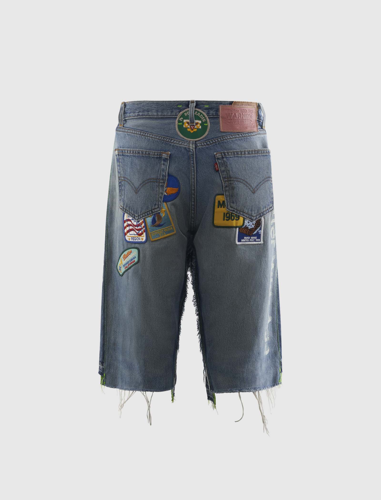 GENTLEMEN'S TRIPLE-WIDE LONG DENIM SHORT